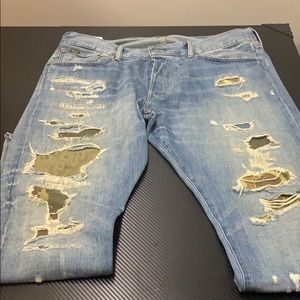 Polo Ralph Lauren Distressed/Fatigue Denim